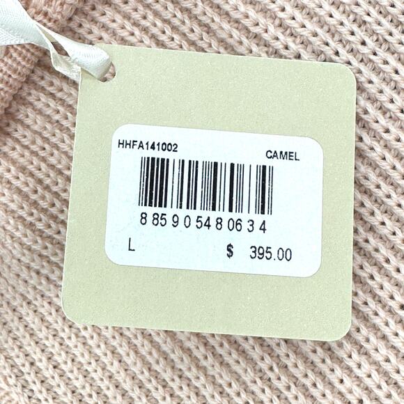 Haute Hippie | NWT | L | Merino Wool Slouchy Ribbed Knit Cut-Out Back Turtleneck - Picture 5 of 11